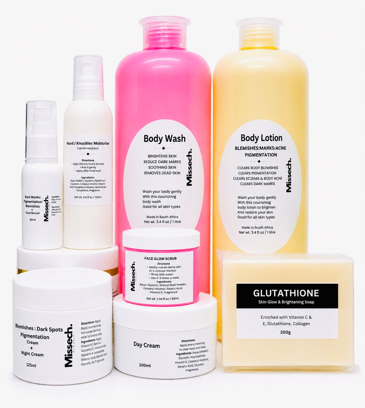Blemishes, Pigmentantion , Dark Marks Face body & Knuckle Set (Azelaic Acid)