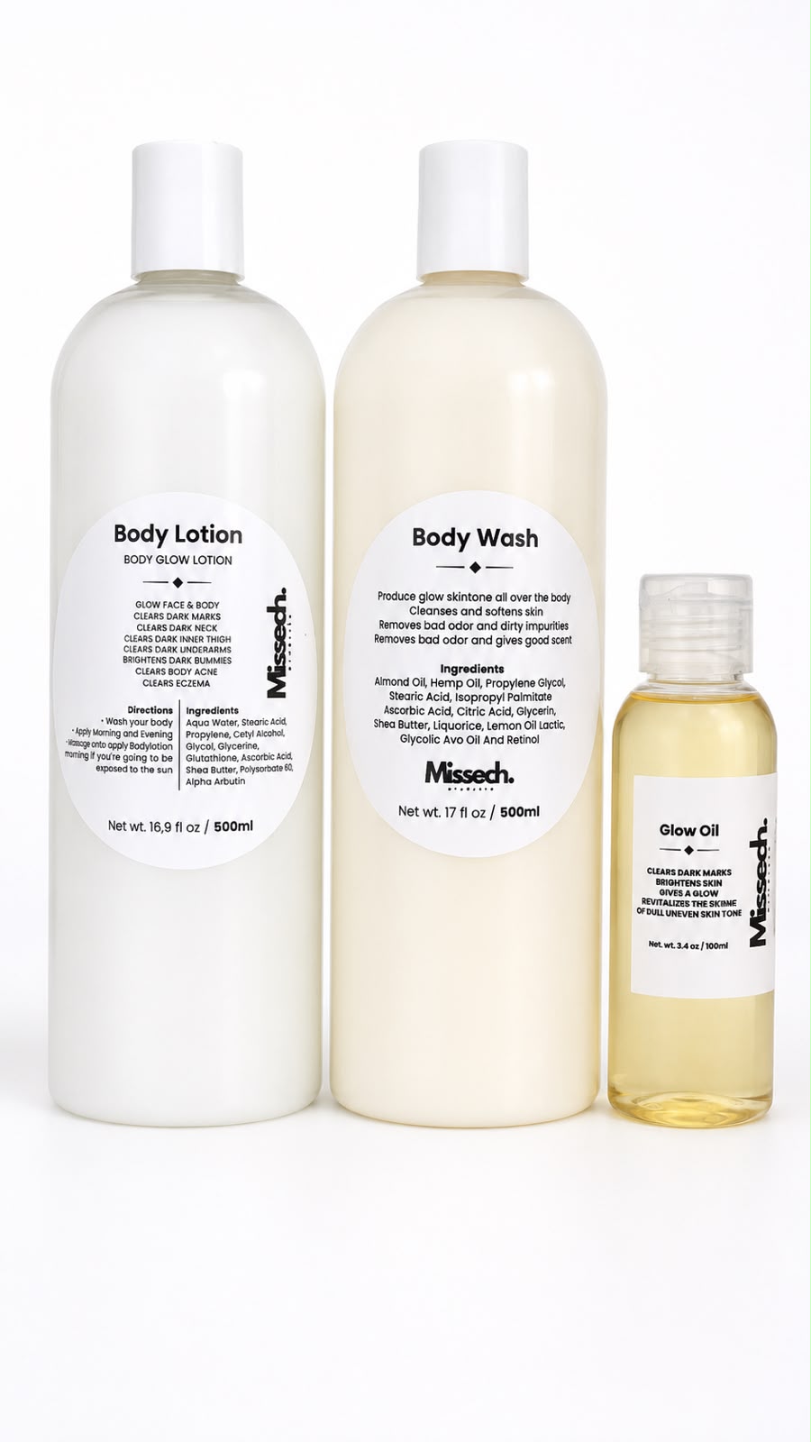 Glowing Body Set( Collagen) 500ml