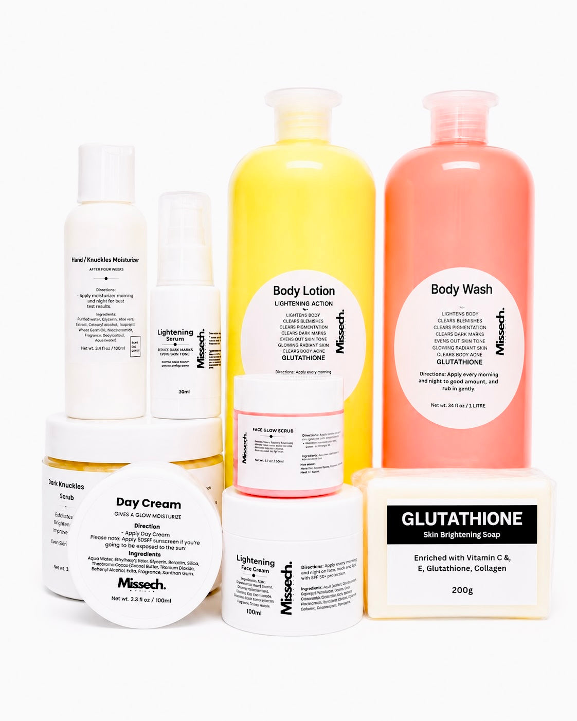 Face & Body Lightening &Knuckle Set (Glutathione)