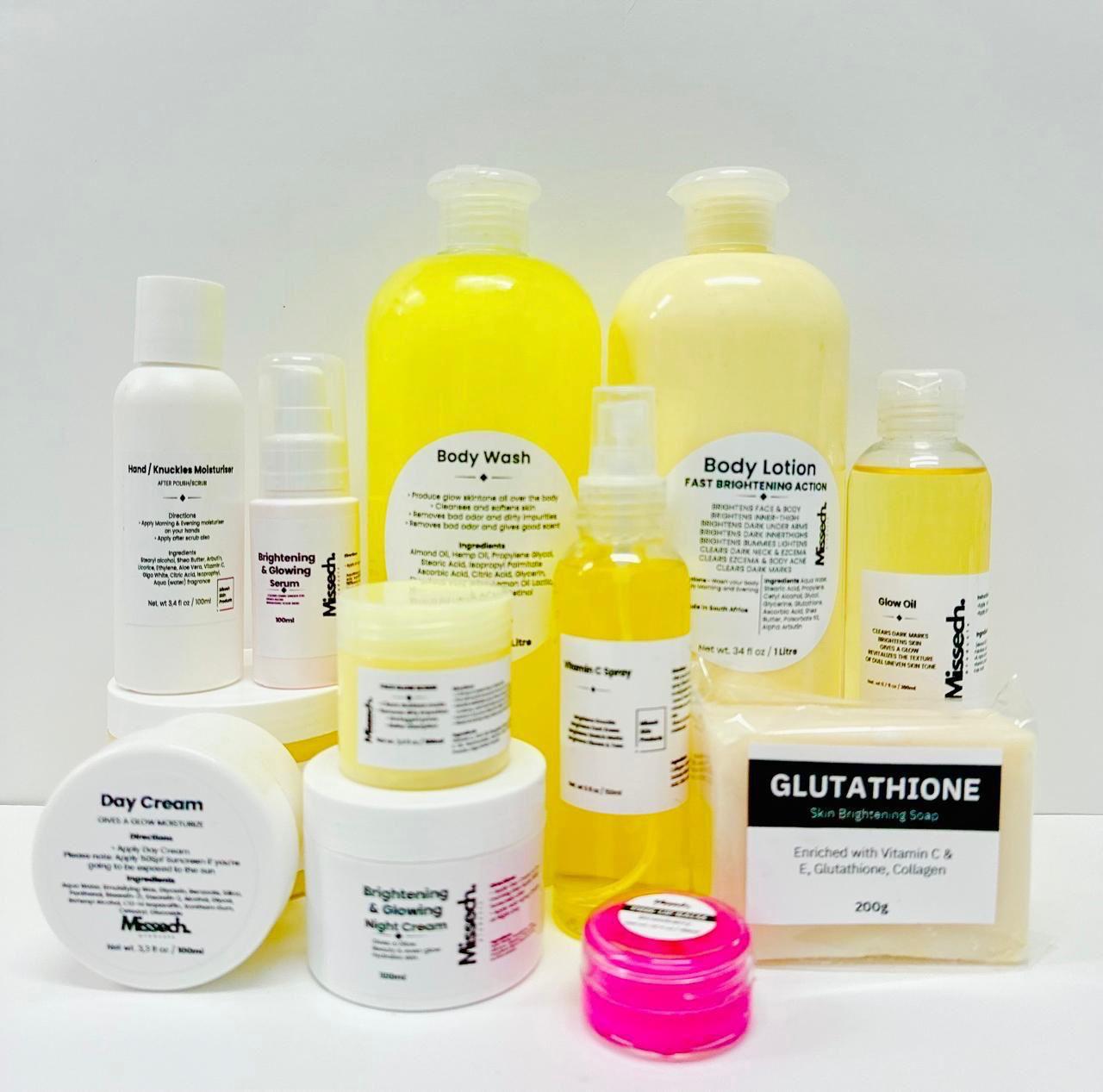 Face Brightening Glowing & Body Full Set : Knuckle Set 1L