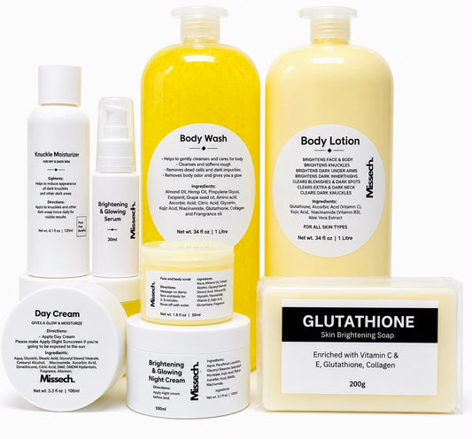 Face Brightening Glowing  & Body Full Set : Knuckle Set 1L