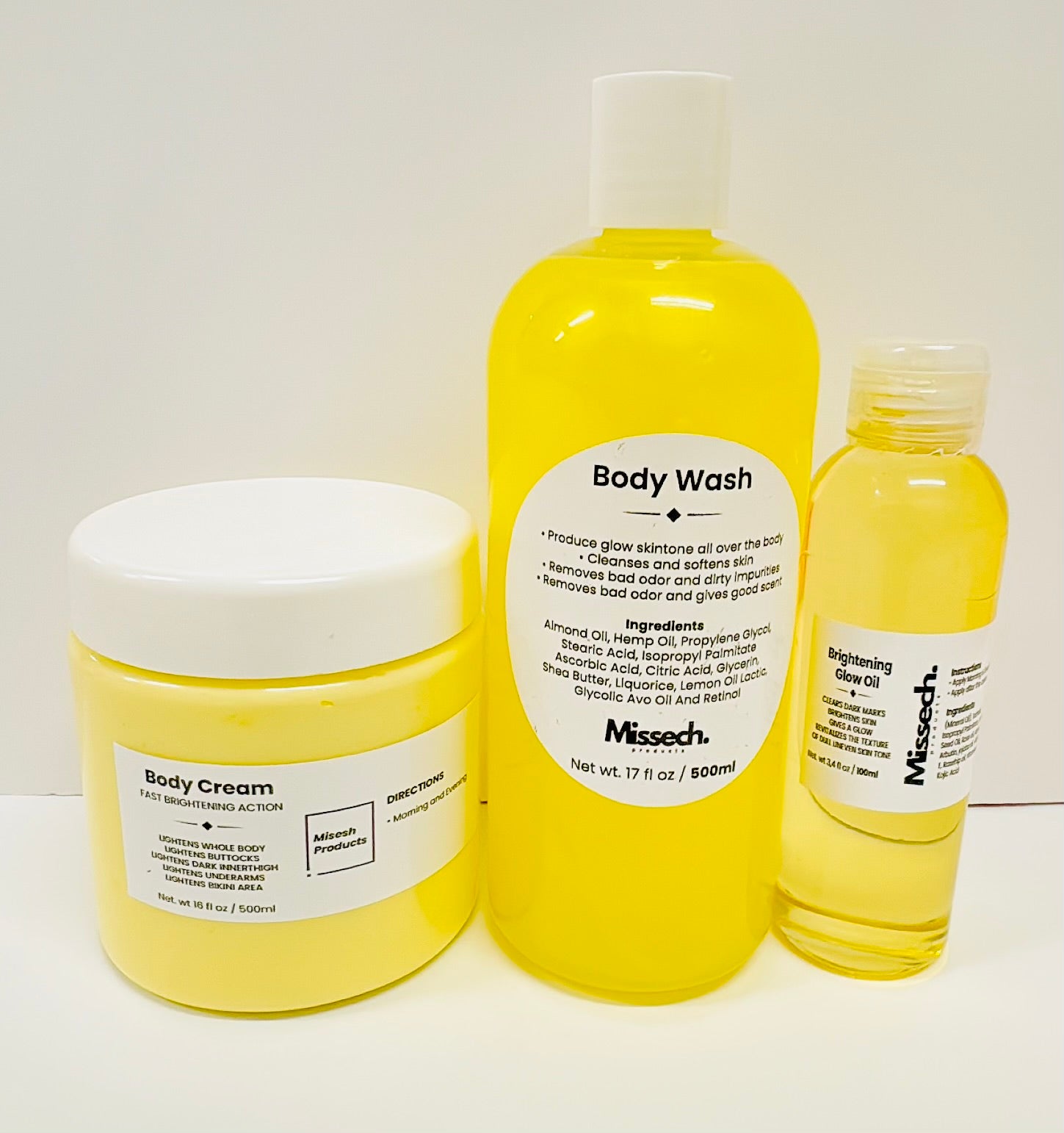  Body Brightening Cream Set - 500ml