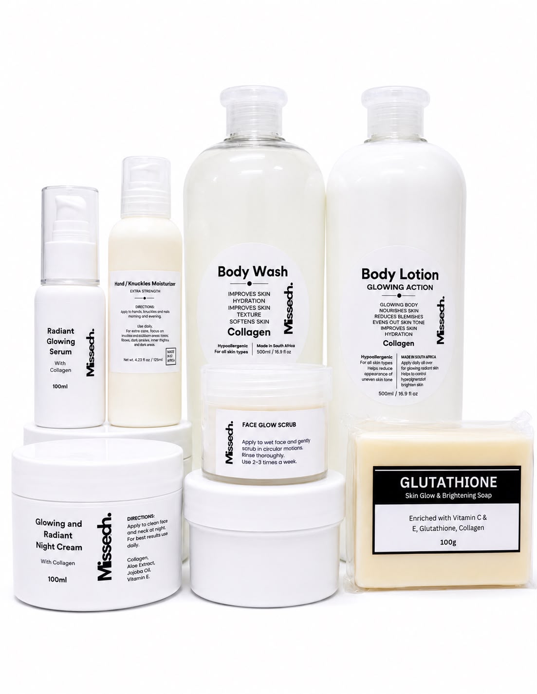 Glowing Face Body & Knuckle Set (Collagen)