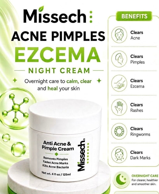 Acne: Rash: Pimples: Ezcema Night Cream